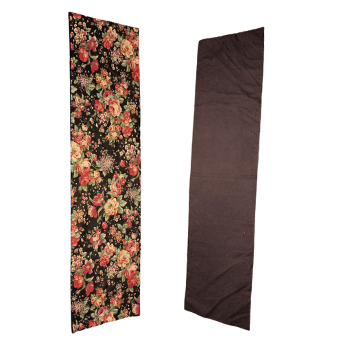 Floral Navy Blue Table Runner