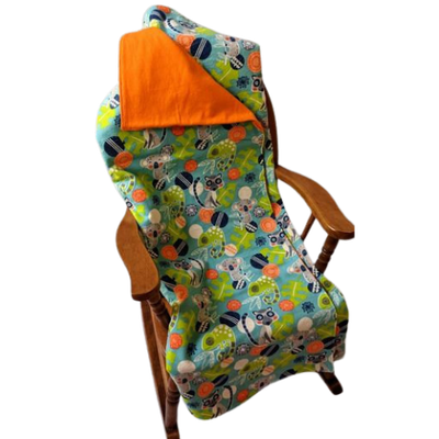 Flannel Jungle Baby Blanket