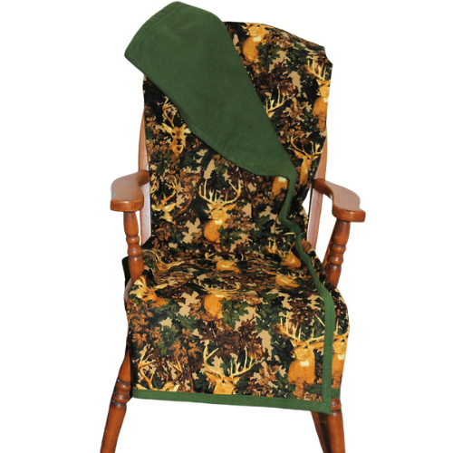 Flannel Deer Baby Blanket