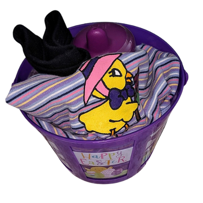 Purple Easter Gift Bucket