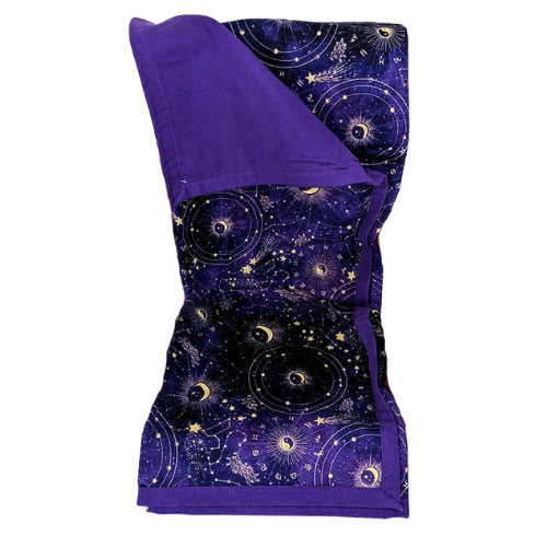 Purple Celestial Baby Blanket