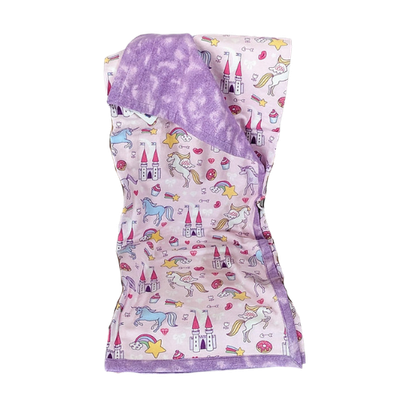 Unicorn & Princess Baby Blanket Unicorn & Princess Baby Blanket