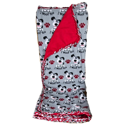 "I Woof You" Pet Blanket