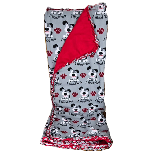 "I Woof You" Pet Blanket