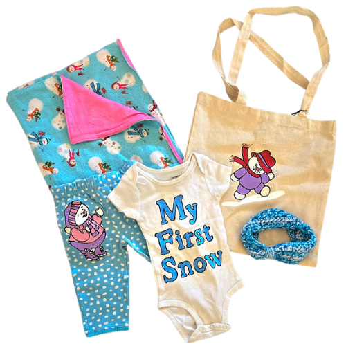 "My First Snow" Baby Girl Gift Set