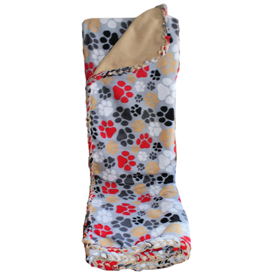 Large Paw Print Pet Blanket
