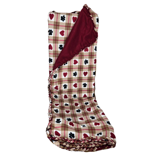Large Plaid Pet Blanket