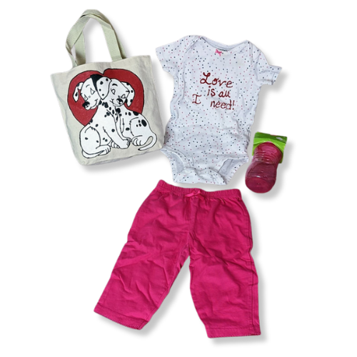 Dalmatian Valentine Girl's Gift Set