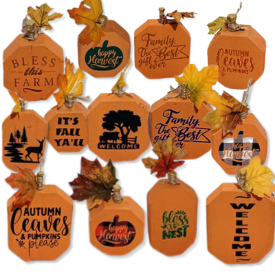 Hand Painted Pumpkin Decor