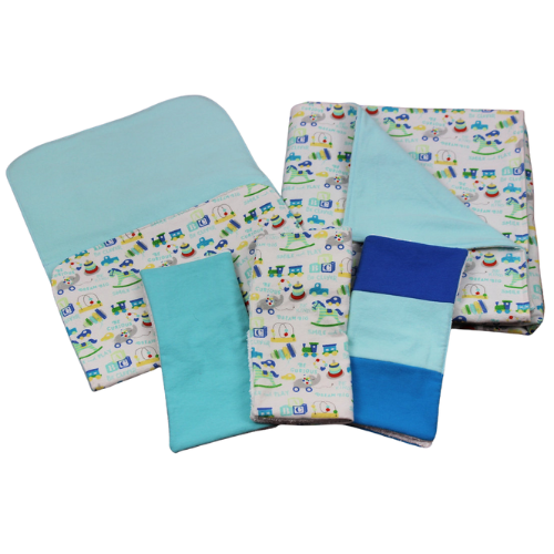 Toy Pattern Baby Changing Set