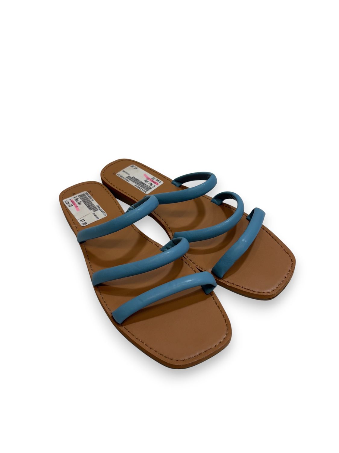 A New Day Wren Triple Strap Sandals in blue