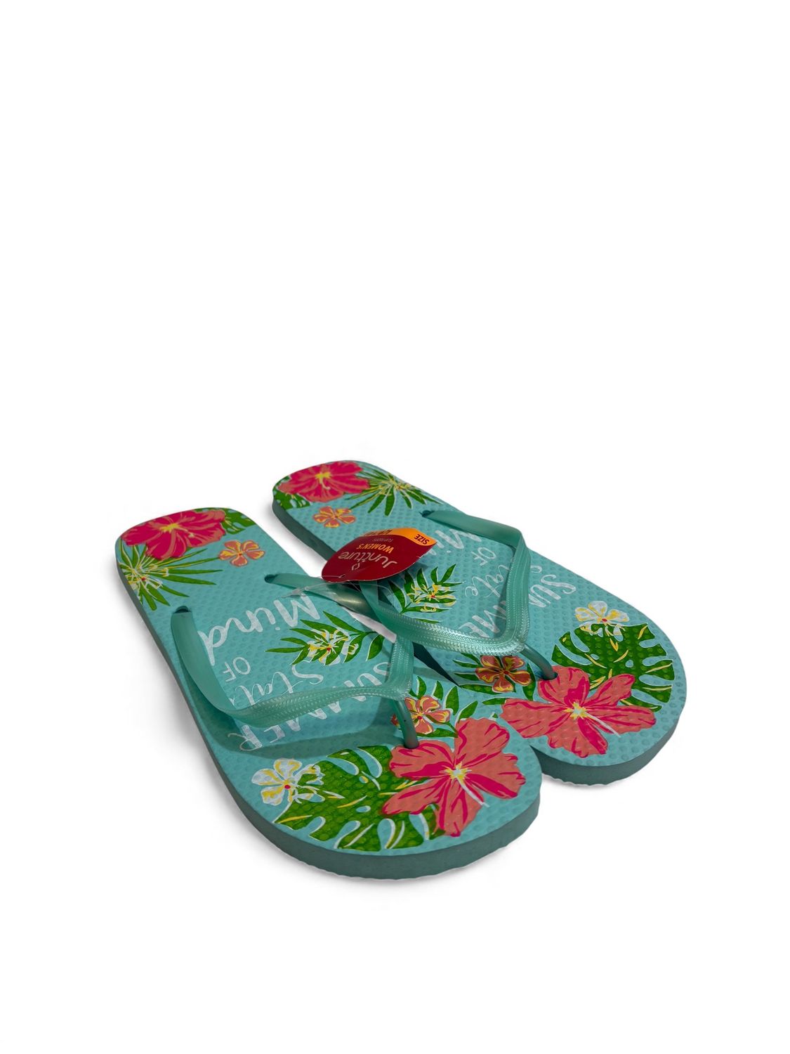 Tropical Turquoise Flip Flops