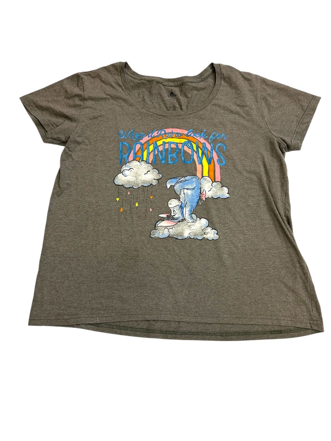 Disney Winnie the Pooh Eeyore Rainbow T-Shirt