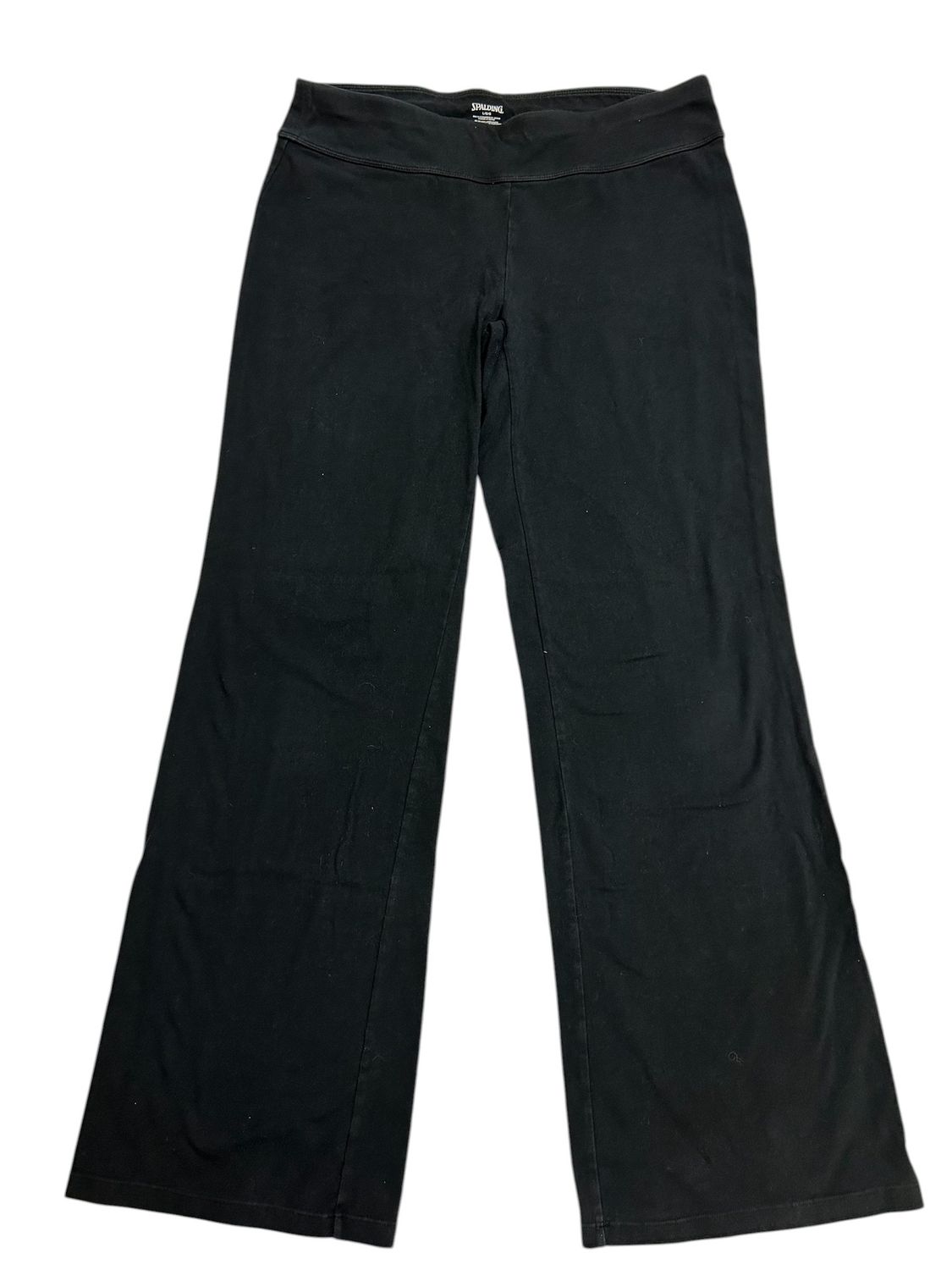 Spalding Black Bootleg Yoga Pants