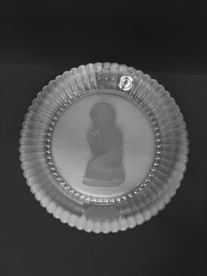 Goebel 1978 First Edition Annual Crystal Glass Plate