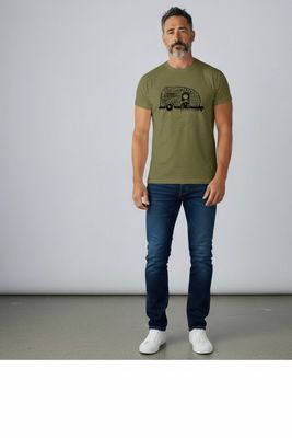 Camco “Life is Better at the Campsite” T-Shirt Olive Green Size M