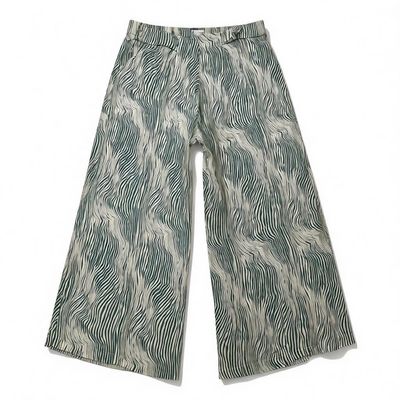 Khush Green and White Johanna Pant Zanzibar