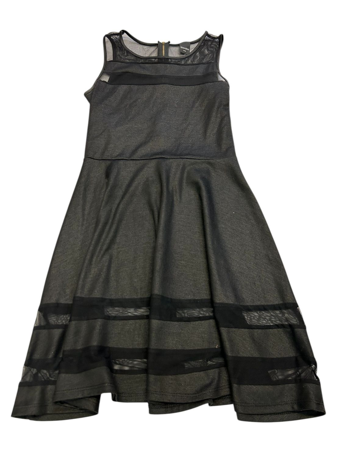 Innovation Sleeveless Scuba Crepe Fit-and-Flare Dress