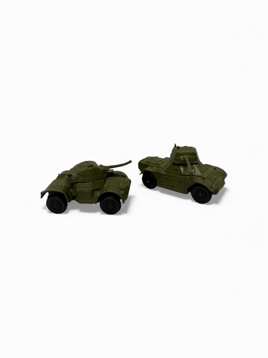 Dinky Toys Armoured Personnel Carrier and Daimler Armoured Car