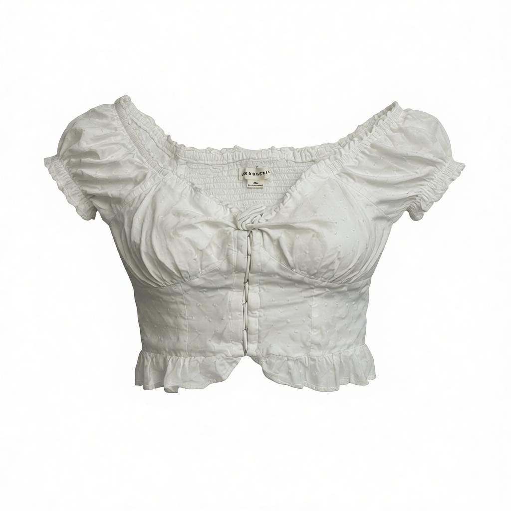 Cropped Tie Front Aeropostale Top