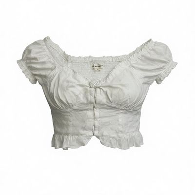 Cropped Tie Front Aeropostale Top