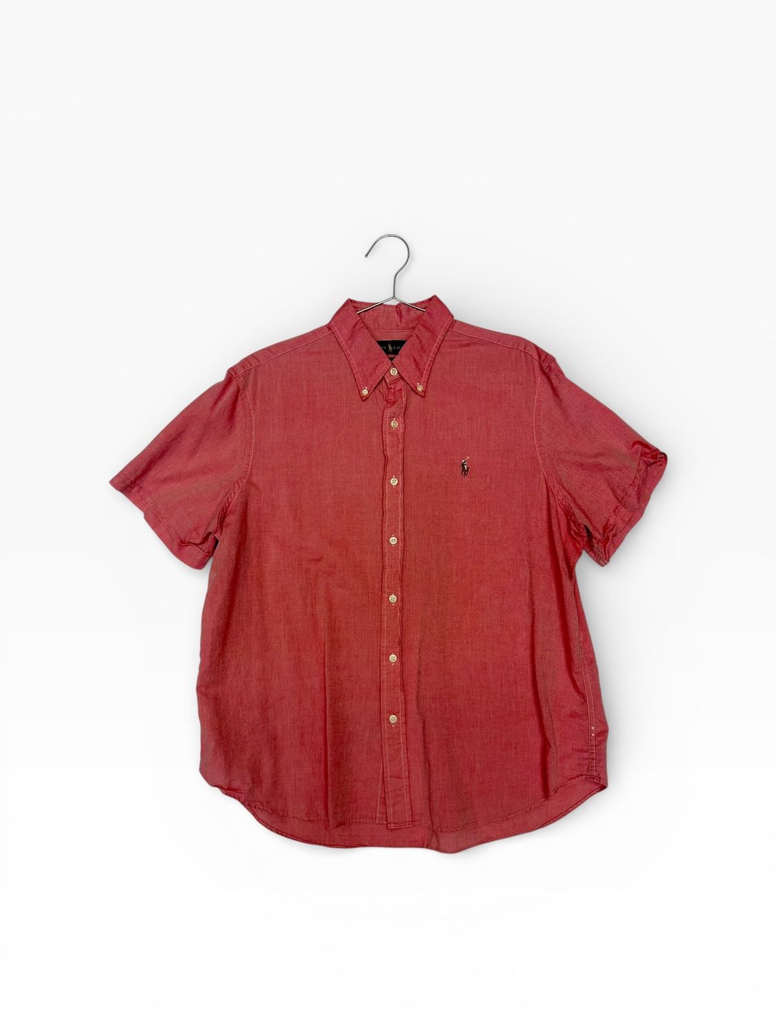 Polo Ralph Lauren Red Classic-fit short-sleeve Oxford shirt