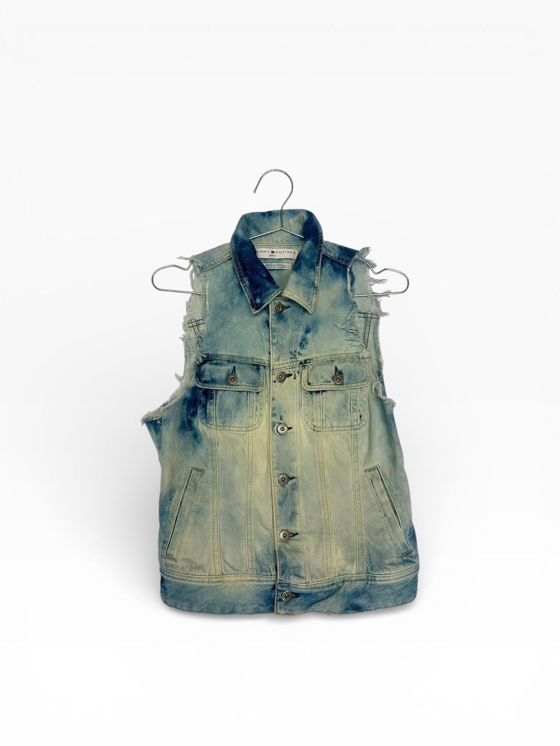 Tommy Hilfiger Distressed Denim Vest