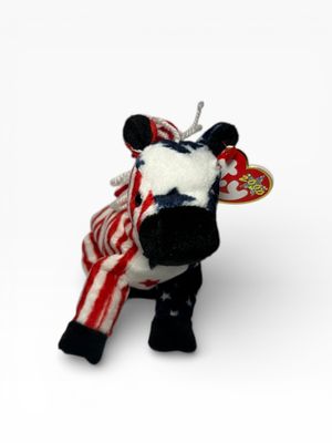 Ty Beanie Baby "Lefty" the Donkey (2000 edition)