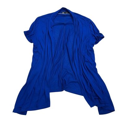Blue Short Sleeve Cardigan