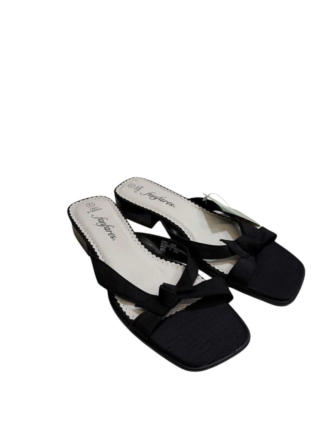 Fanfares Black Dress Sandal