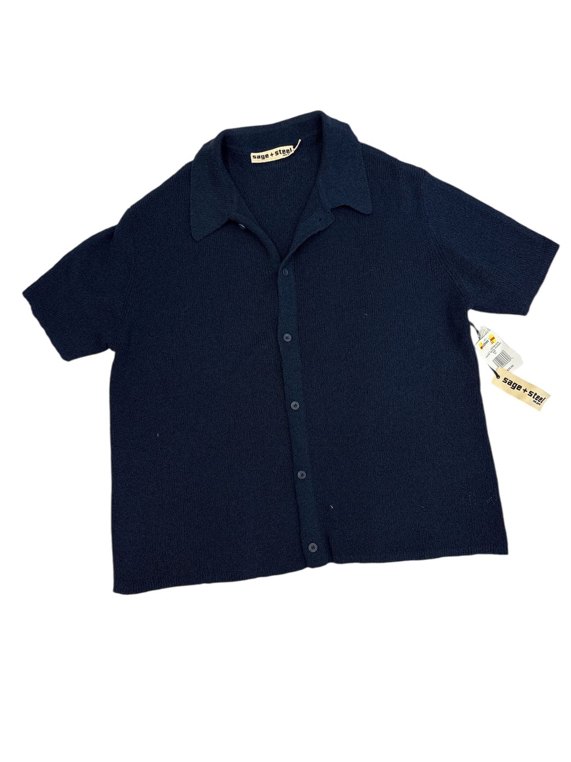 Women’s Blue Cropped Polo