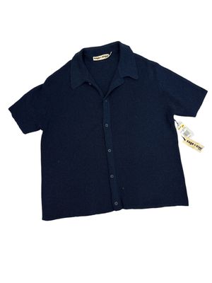 Sage + Steel Women’s Blue Cropped Polo