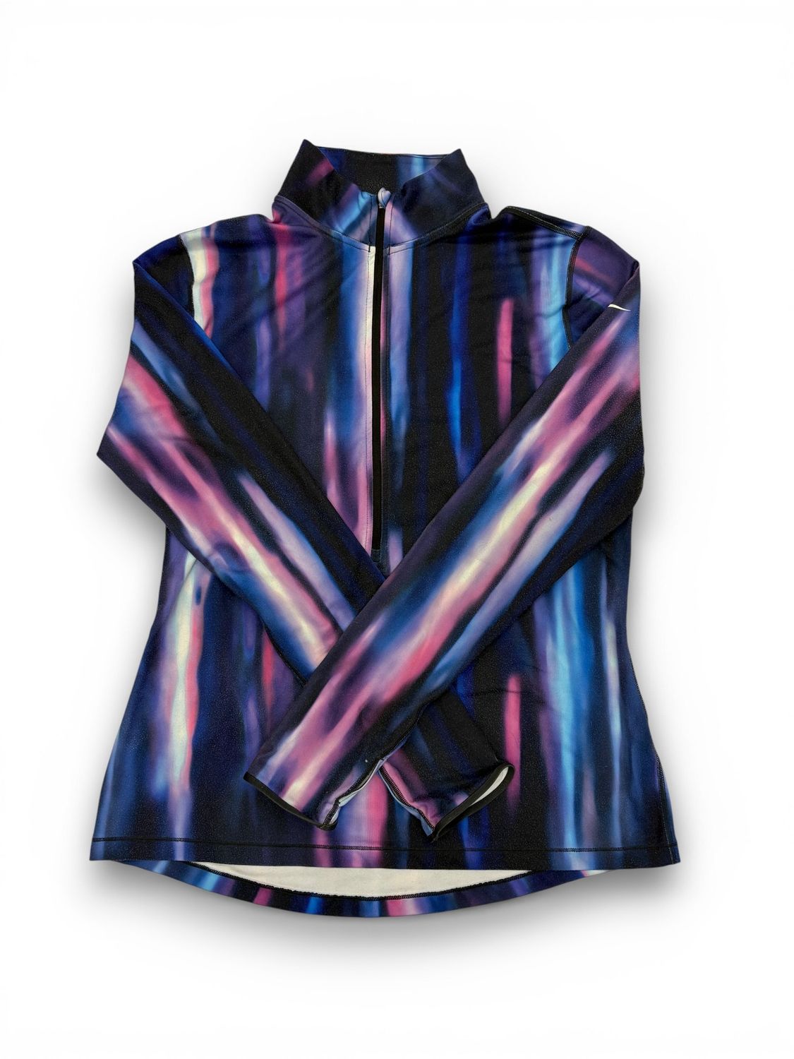 Nike Pro Hyperwarm Aurora Purple Half-zip Pullover.