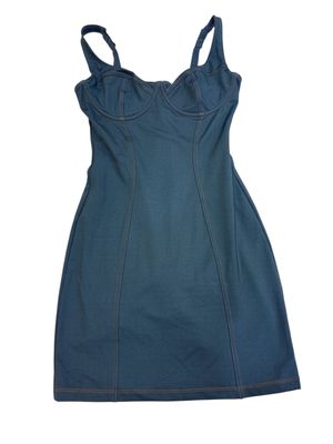Popilush Blue Bodycon Mini Dress