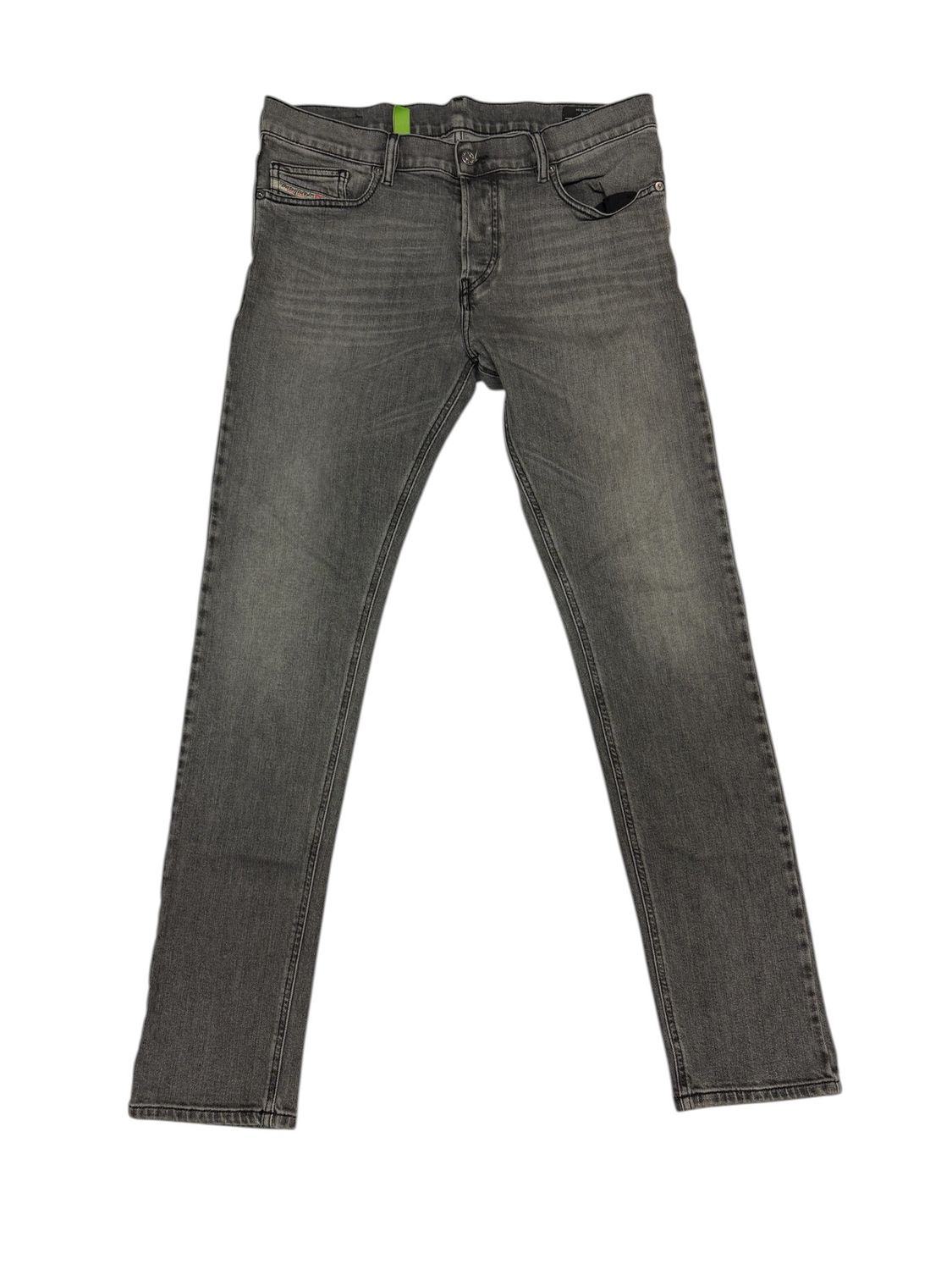 Diesel D-Luster Slim-cut Jeans In a Charcoal Grey Wash
