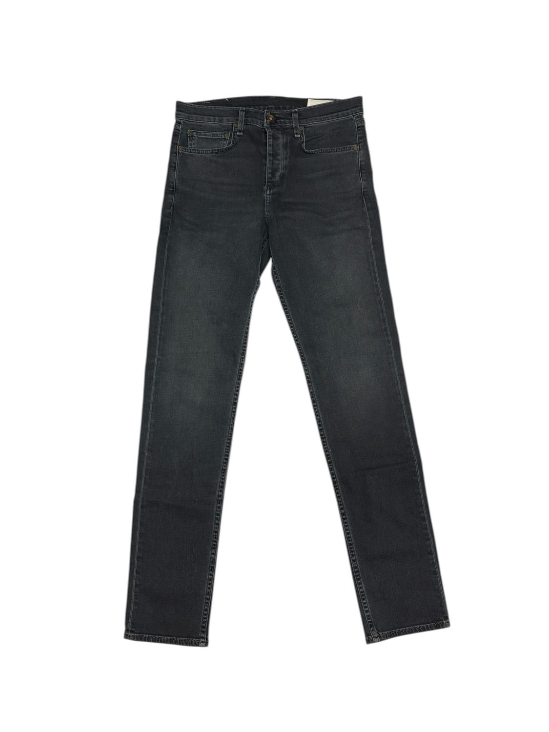 rag &amp; bone Black/Dark Grey Slim fit jeans