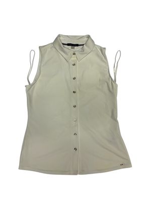 Tommy Hilfiger Women's Sleeveless Button-up Blouse