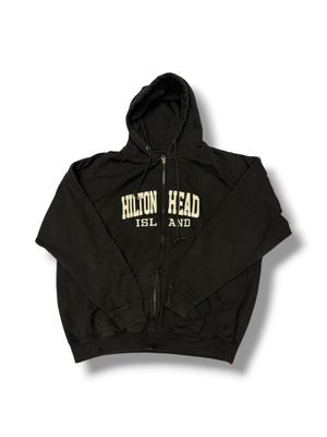 Pacific &amp; Co "Hilton Head Island" Black Zip-up Hoodie