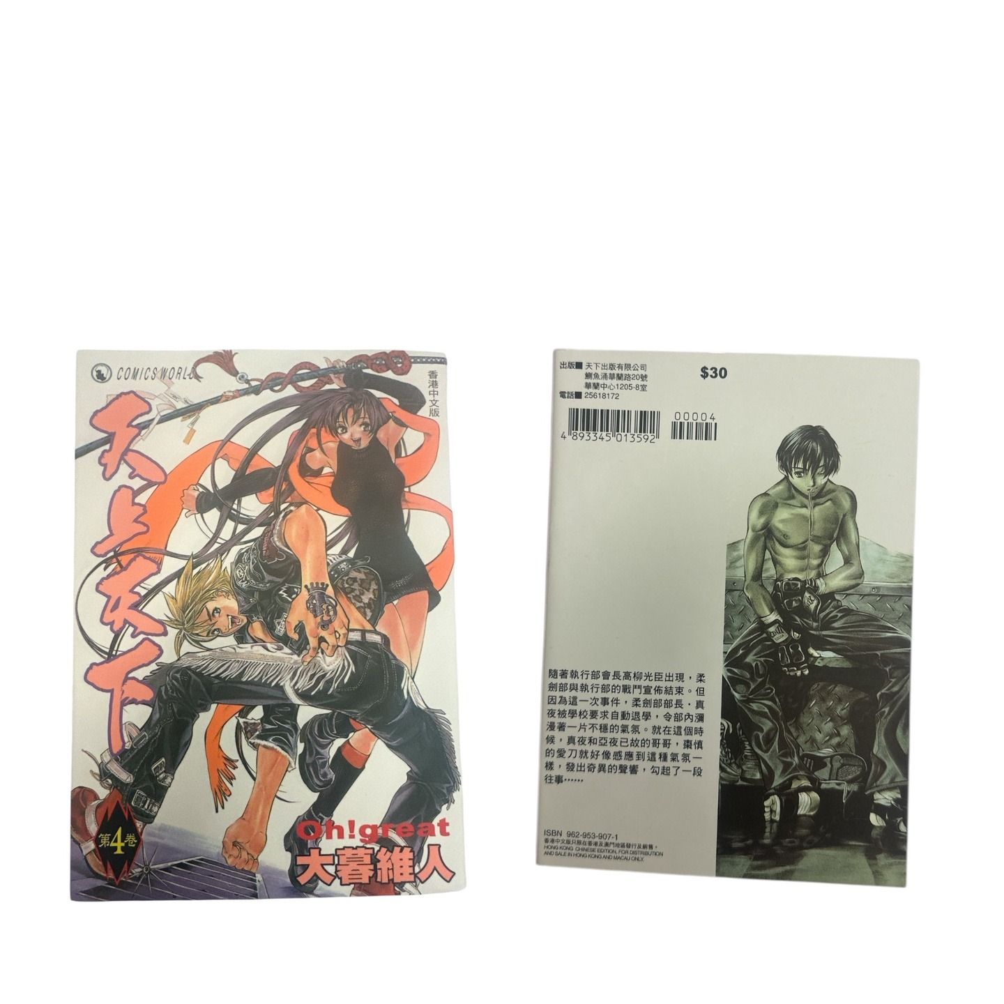 Vol.4 Chinese Language Edition of Tenjō Tenge