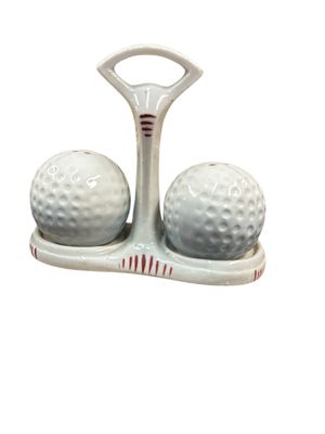 Golf Ball Salt and Pepper Shakers