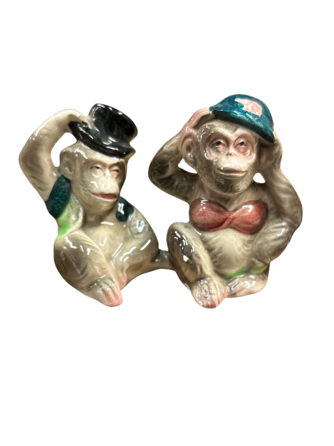Vintage Monkey Salt &amp; Pepper Shakers