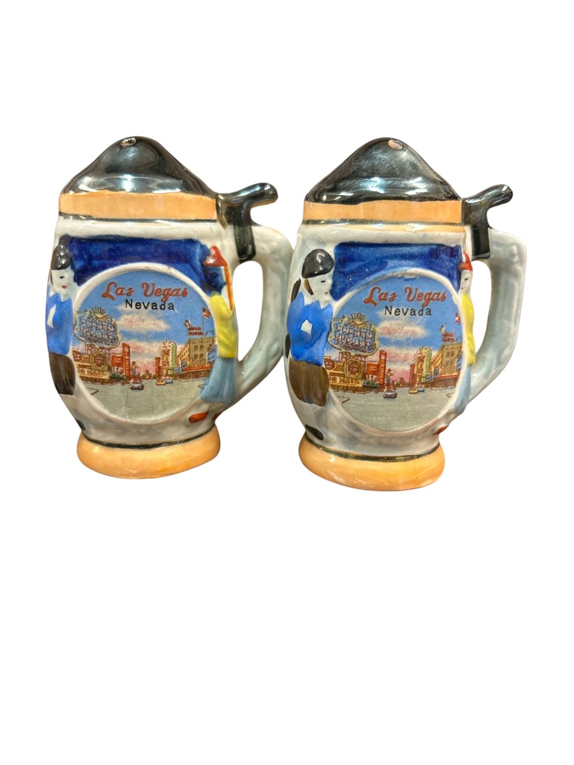 Vintage Las Vegas Salt and Pepper Shakers
