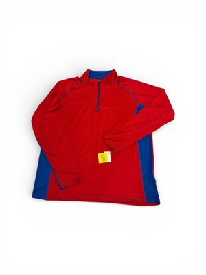 Mountain Expeditions Red &amp; Blue Quarter Zip