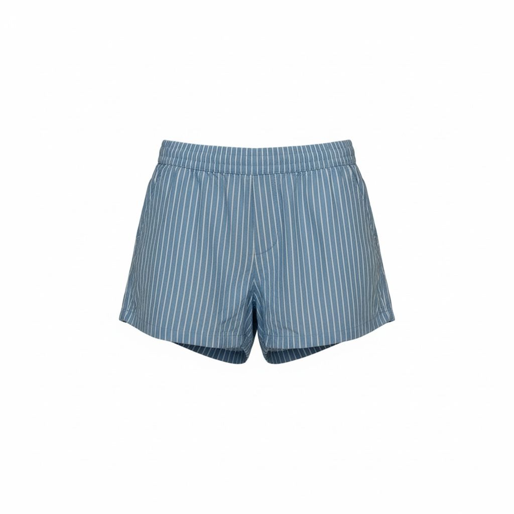 Women’s Blue Stripe Boxer Shorts