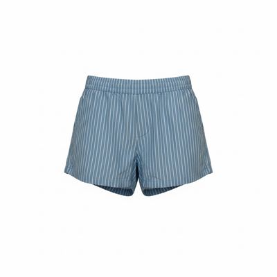 Women’s Blue Stripe Boxer Shorts