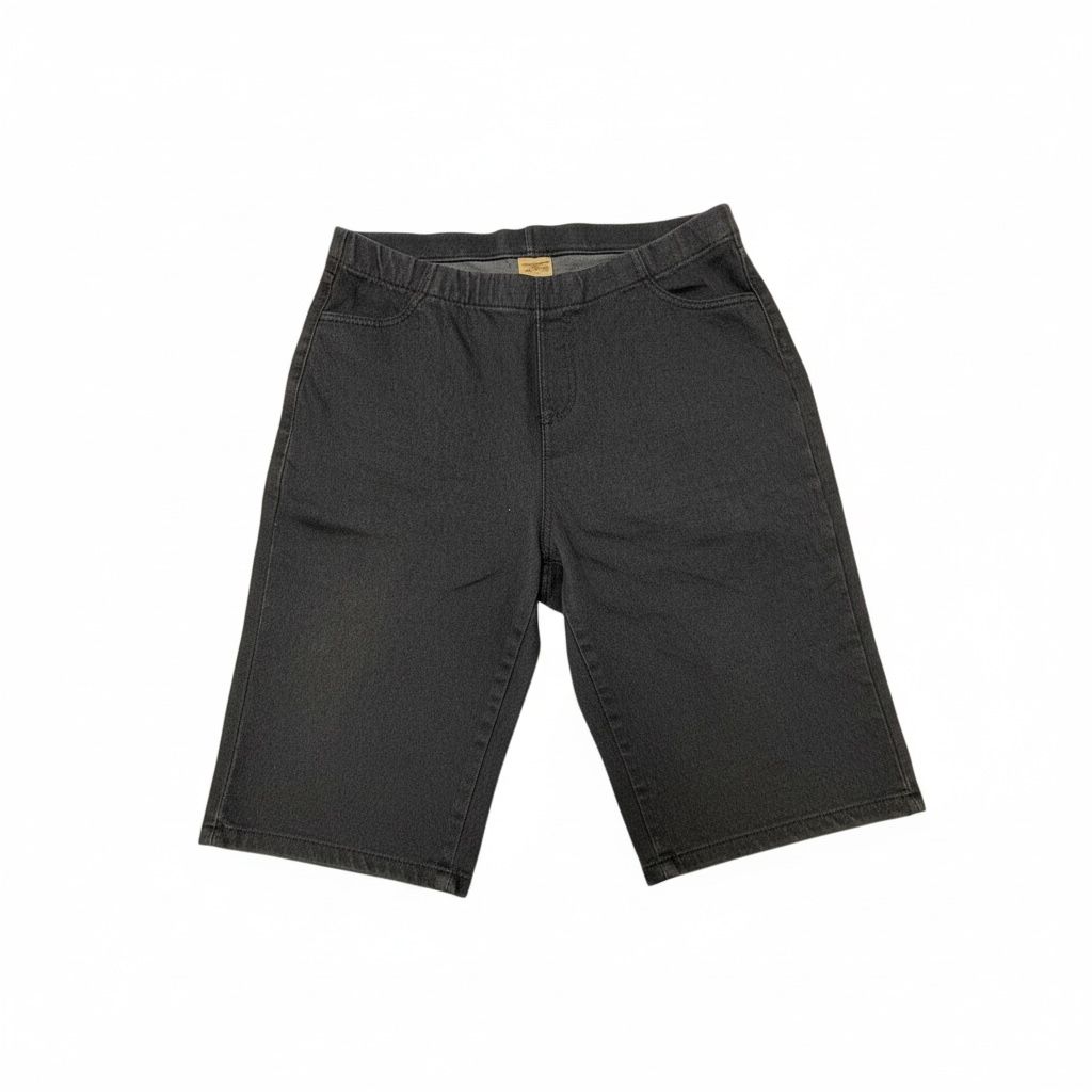 Black Jegging Shorts