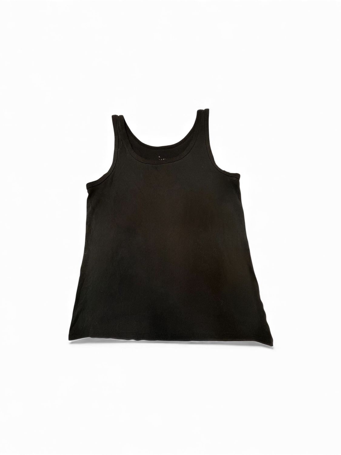 Women’s Black Round Neck Tank Top