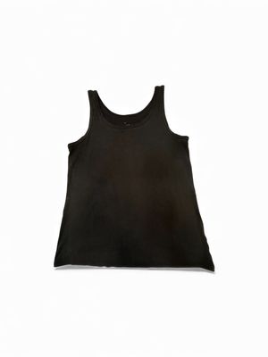 Women’s Black Round Neck Tank Top