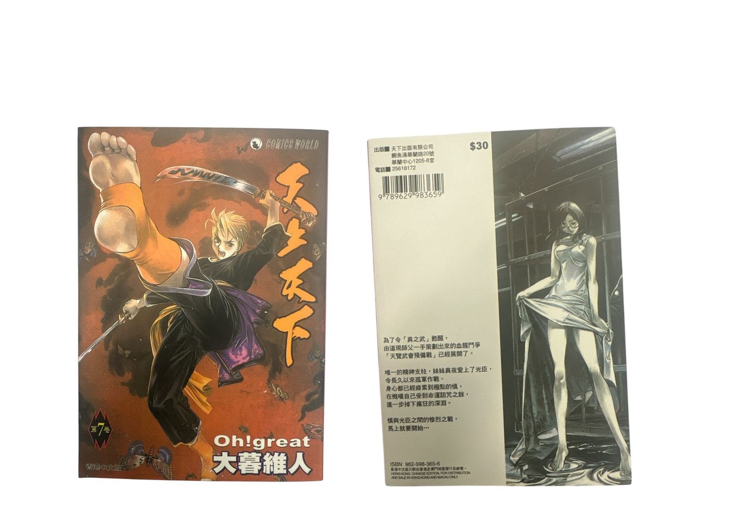 Vol.7 Chinese Language Edition of Tenjō Tenge
