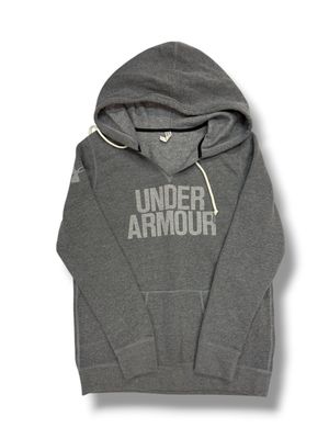 Under Armour Gray Pullover Hoodie Casual Loose Outdoors